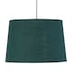 image 3 of Set of 2 Zoey - Dark Green with Gold Easy Fit Pendant or Lamp Shades | Green | Dark green cotton with gold inner detail | 2
