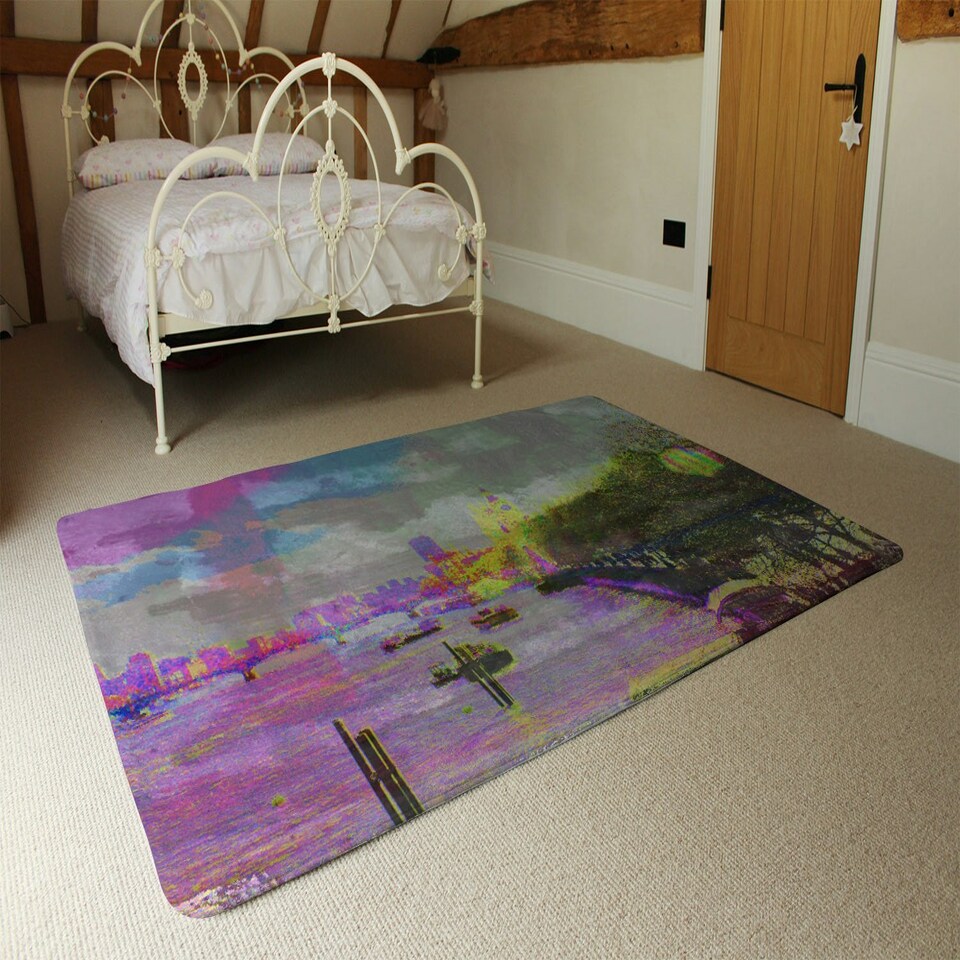 image 1 of London Bridge view (Rug) Multi | XL: 160x230cm