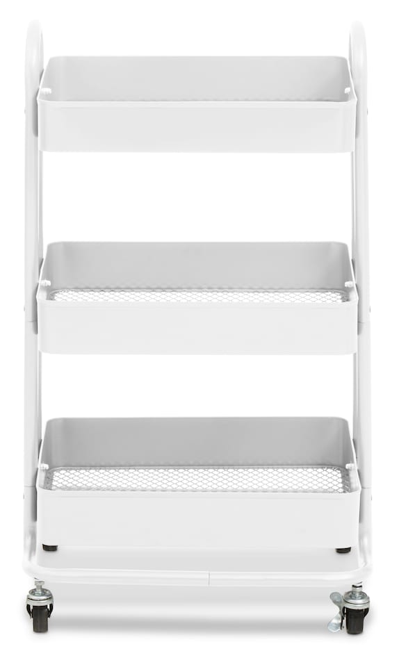 image 1 of Orsina Three Tier Black Trolley, Versatile Drinks Trolley, Lightweight And Compact Storage Garden Trolley  for Home