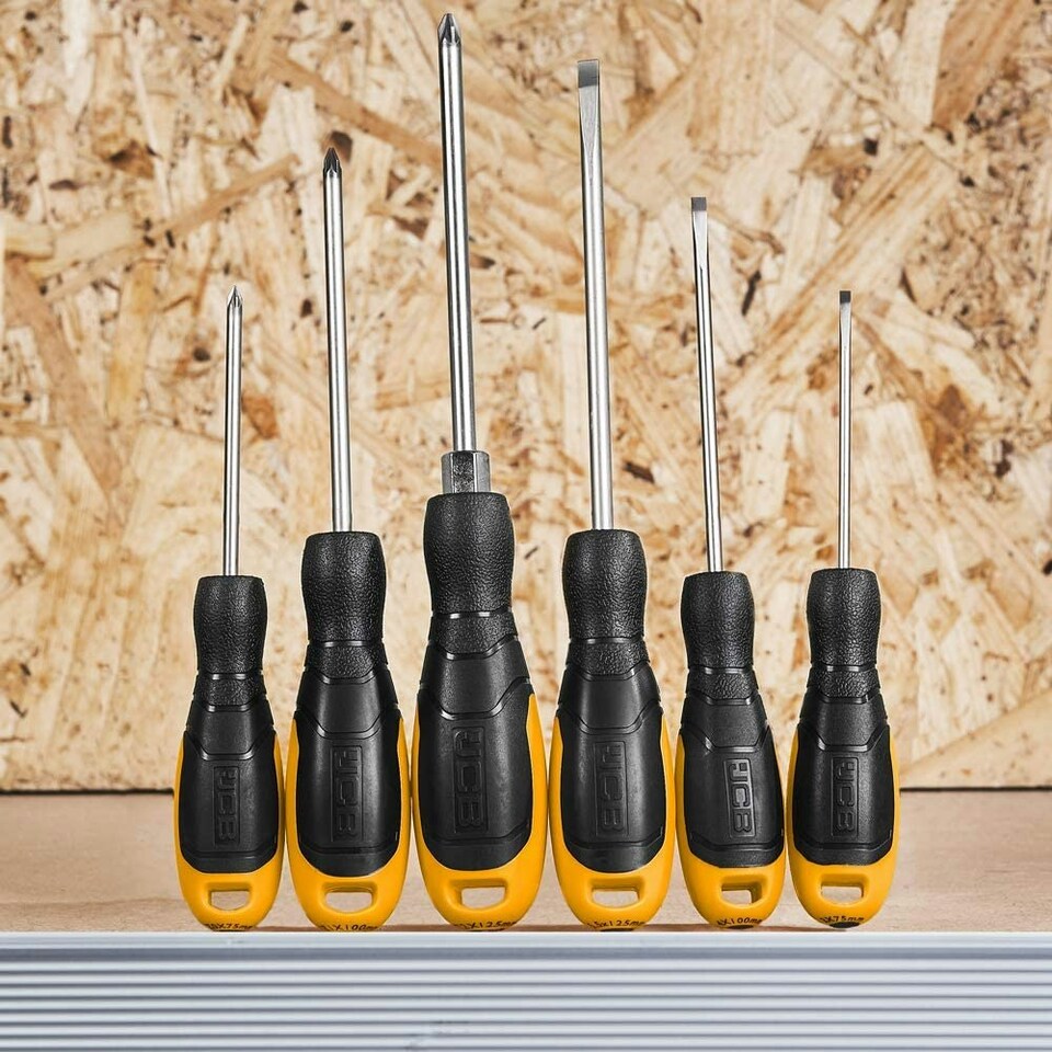 image 1 of JCB 6 Piece Screwdriver Set | JCB-6PC-SD