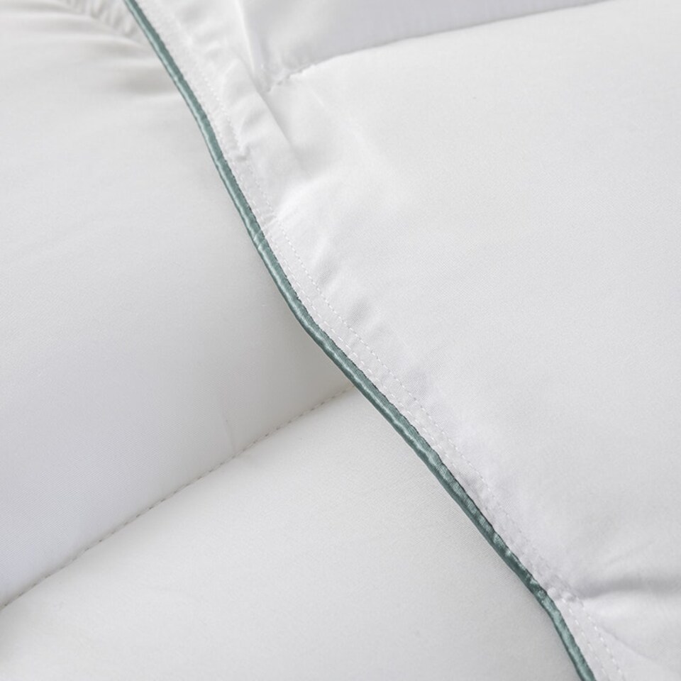 image 1 of 10.5 Tog Luxury Microfibre Duvet Feels Like Down Filling Premium Soft Touch Double White