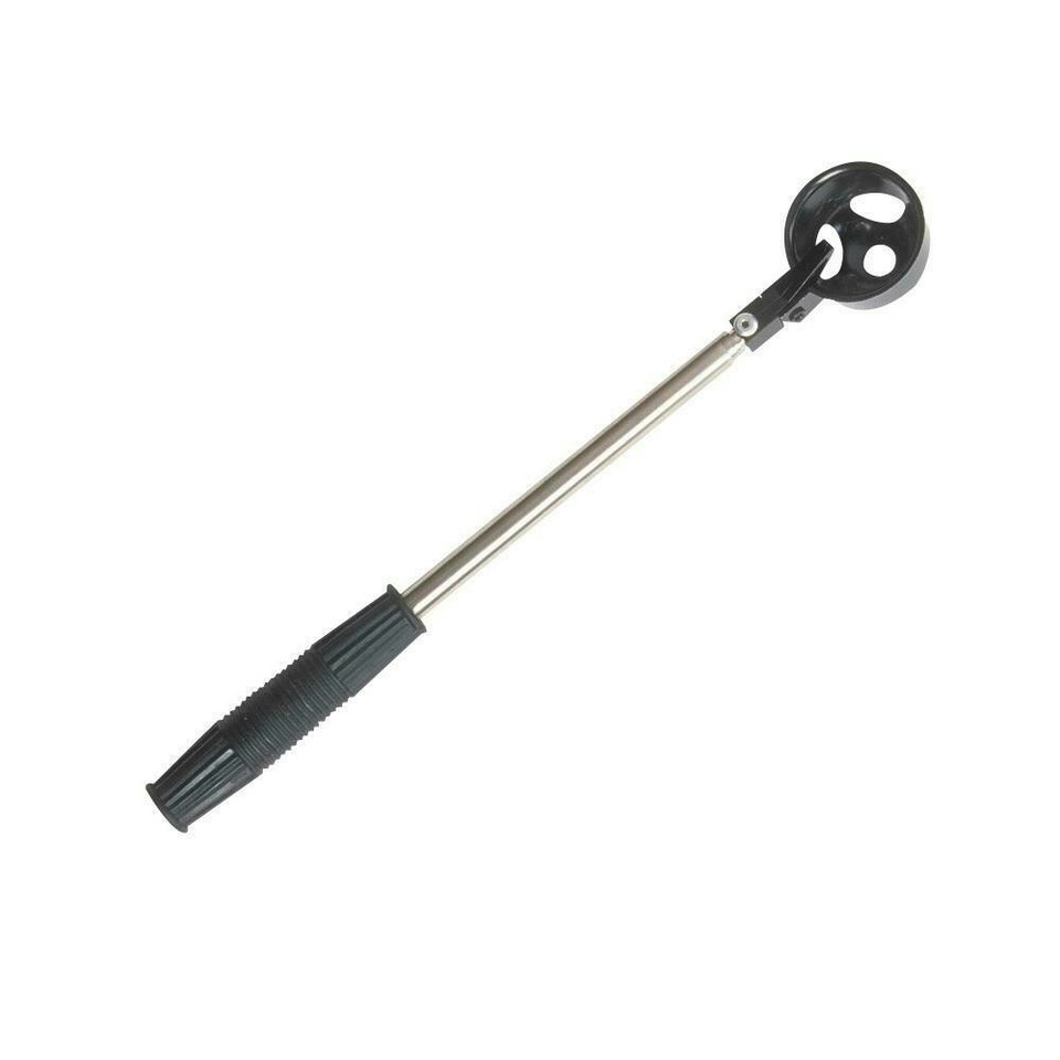 image 1 of Masters Super Compact Golf Ball Retriever - Silver/Black - 2m