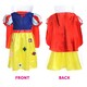 image 5 of Snow Princess Costume Blue and Yellow Dress, Red Cape, Red Bow | Yellow | XL