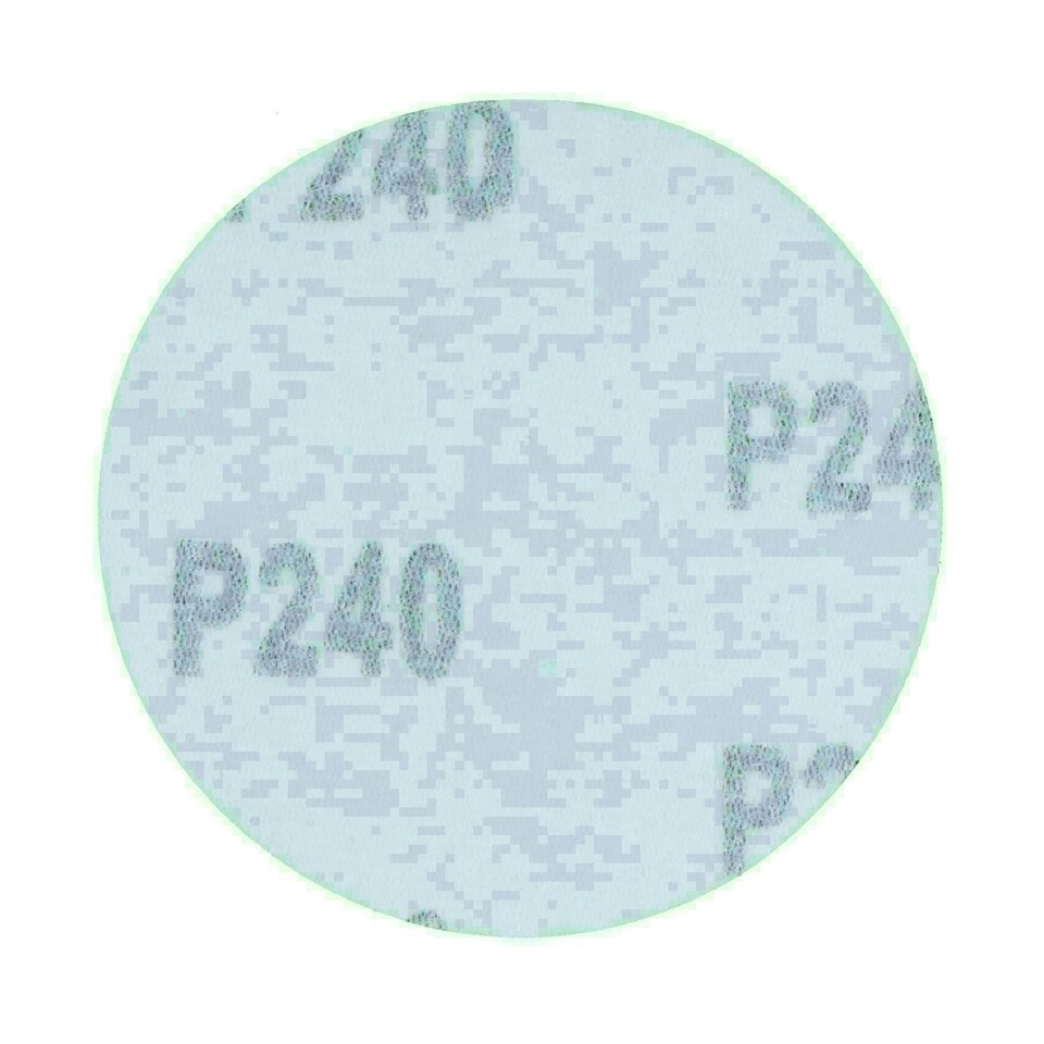 image 1 of 75mm Ceramic Abrasive Sanding Polishing Discs Hook And Loop 240 grit 100pc