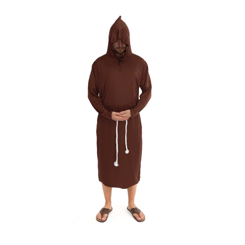 image 1 of Brown Medieval Monk Costume | Brown | XL