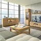 image 3 of Cortina 4 Door Wide Glazed Sideboard in Grandson Oak