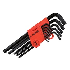 Bluespot Tools Long Arm Ball End Hexagon Key Set, 13 Piece - Multi Colour - One Size