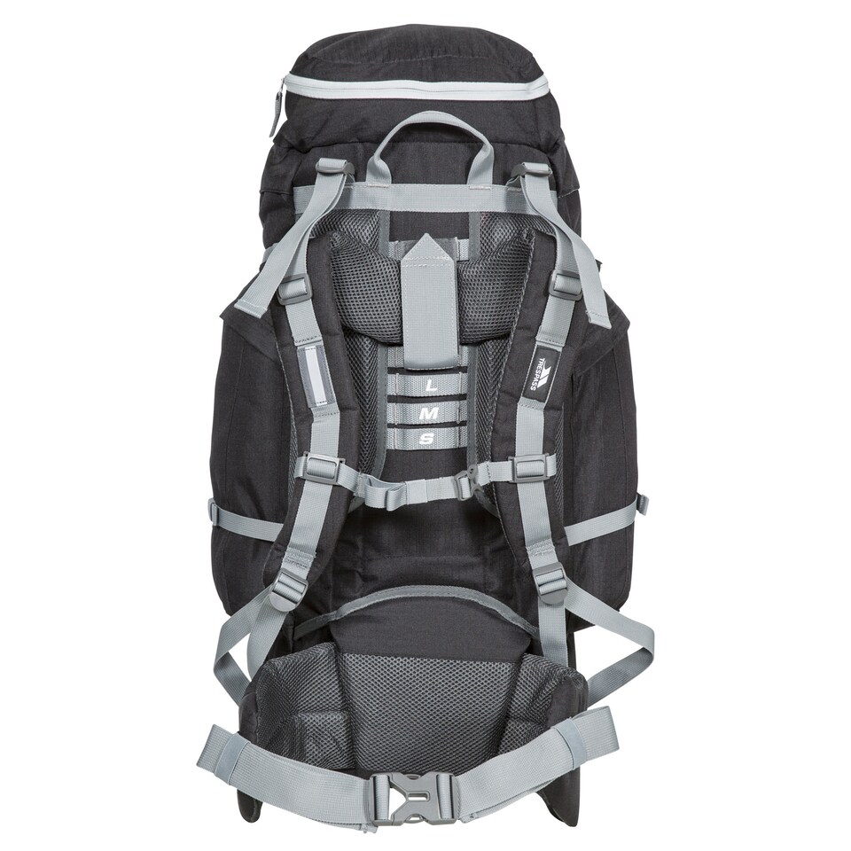 image 1 of Trespass Trek 66 Backpack/Rucksack (66 Litres) | Grey | Ash | 1
