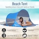 image 3 of Outsunny Portable Automatic Pop Up Beach Tent Outdoor Camp Shelter Blue