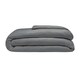 image 1 of Belledorm Brushed Cotton Duvet Cover - Charcoal - Single