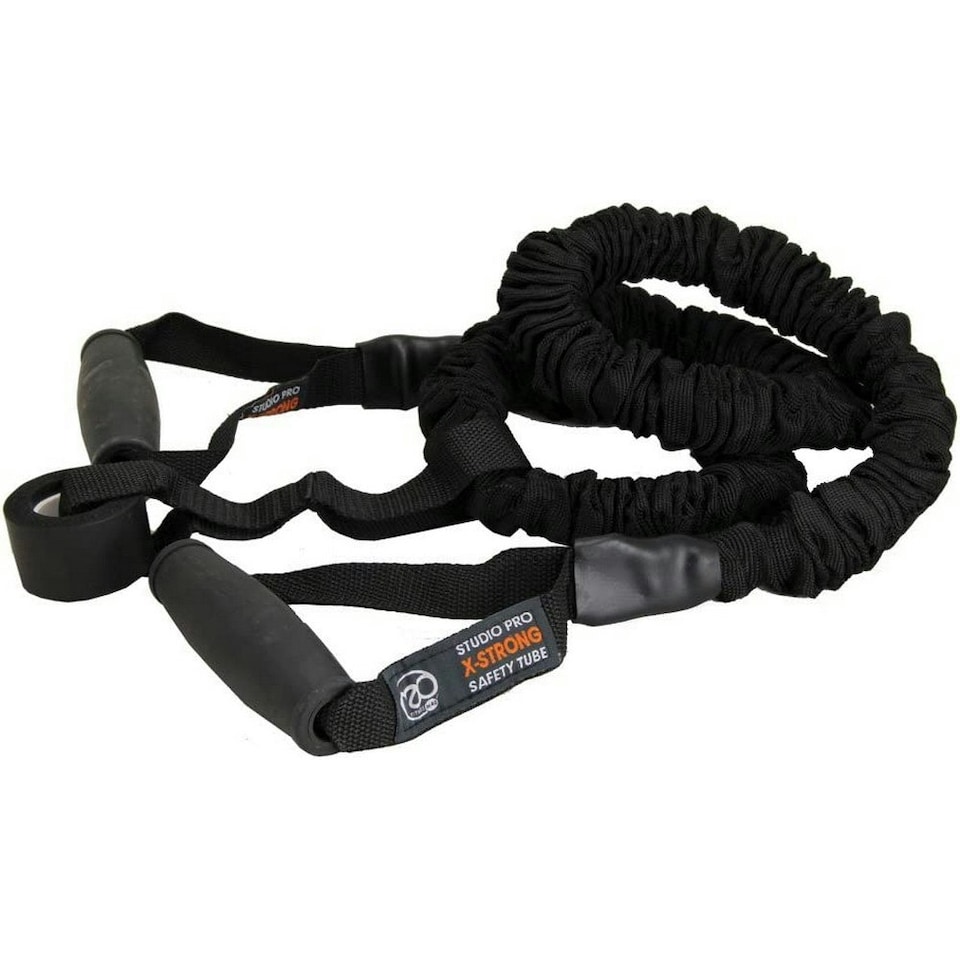 image 1 of Fitness Mad Safety Resistance Tube - Black - Extra Strong