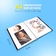 image 4 of KAV A4 Display Presentation Book - 40 Pockets, 80 Views - Acid Free Copy Safe Durable PP Material Polly Pocket Folder Pack of 6