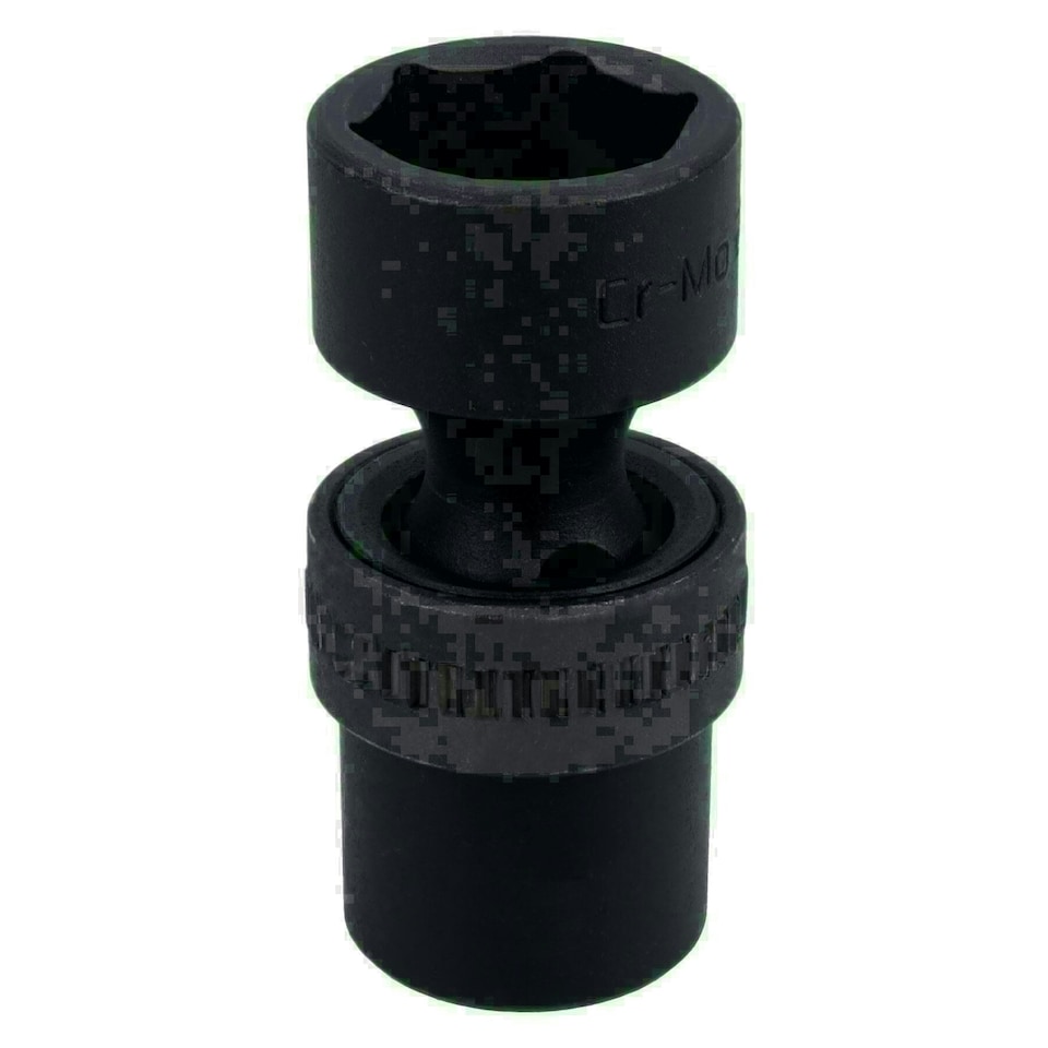 image 1 of 21mm 1/2in Drive Universal Swivel Wobble Metric Impact Shallow Socket 6 Point