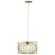 image 1 of Interiors by Premier Gold Finish Pendant Lamp