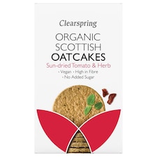 Organic Sun-Dried Tomato & Herb Oatcakes 200g (Clearspring) | Multi