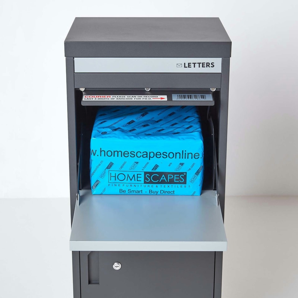 image 1 of SMART PARCEL BOX® Large Front & Rear Access Dark Grey Grey