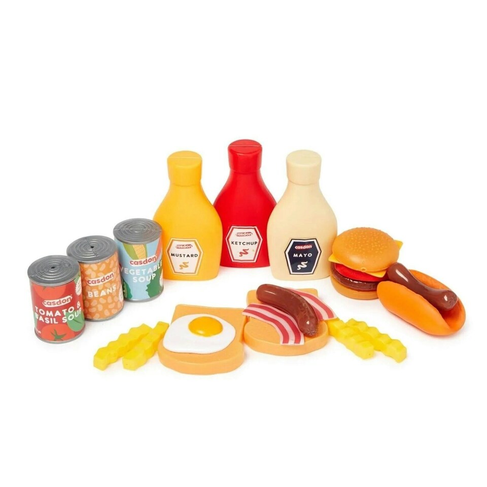 image 1 of Casdon Play Food Set