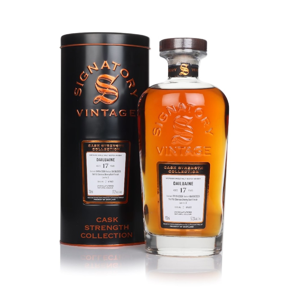 image 1 of Dailuaine 17 Year Old 2008 cask 3 - Cask Strength Collection Signatory | Clear
