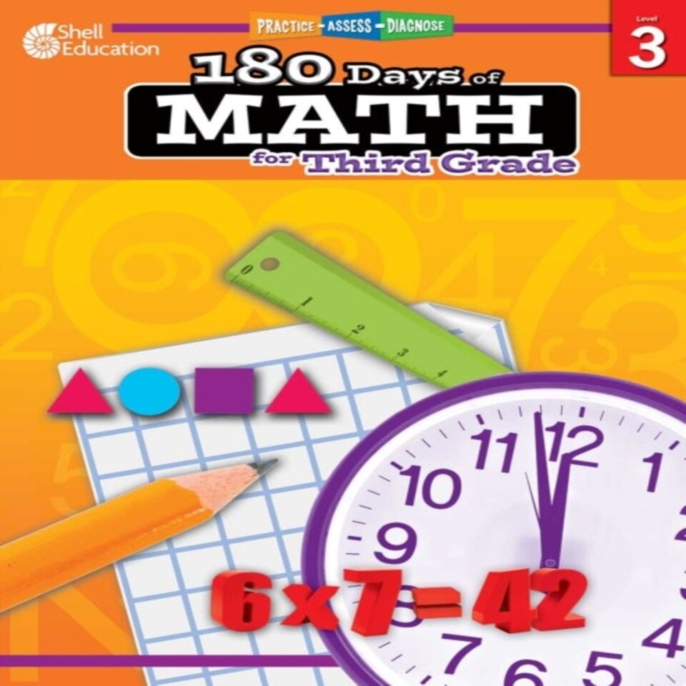 180 Days: Math For Third Grade