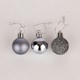 image 2 of Baubles Dark Grey 3cm, 24pcs Set