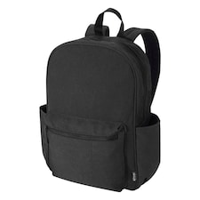 Floso Zaino Plain Canvas 16L Backpack | Black | Black | One Size | 1