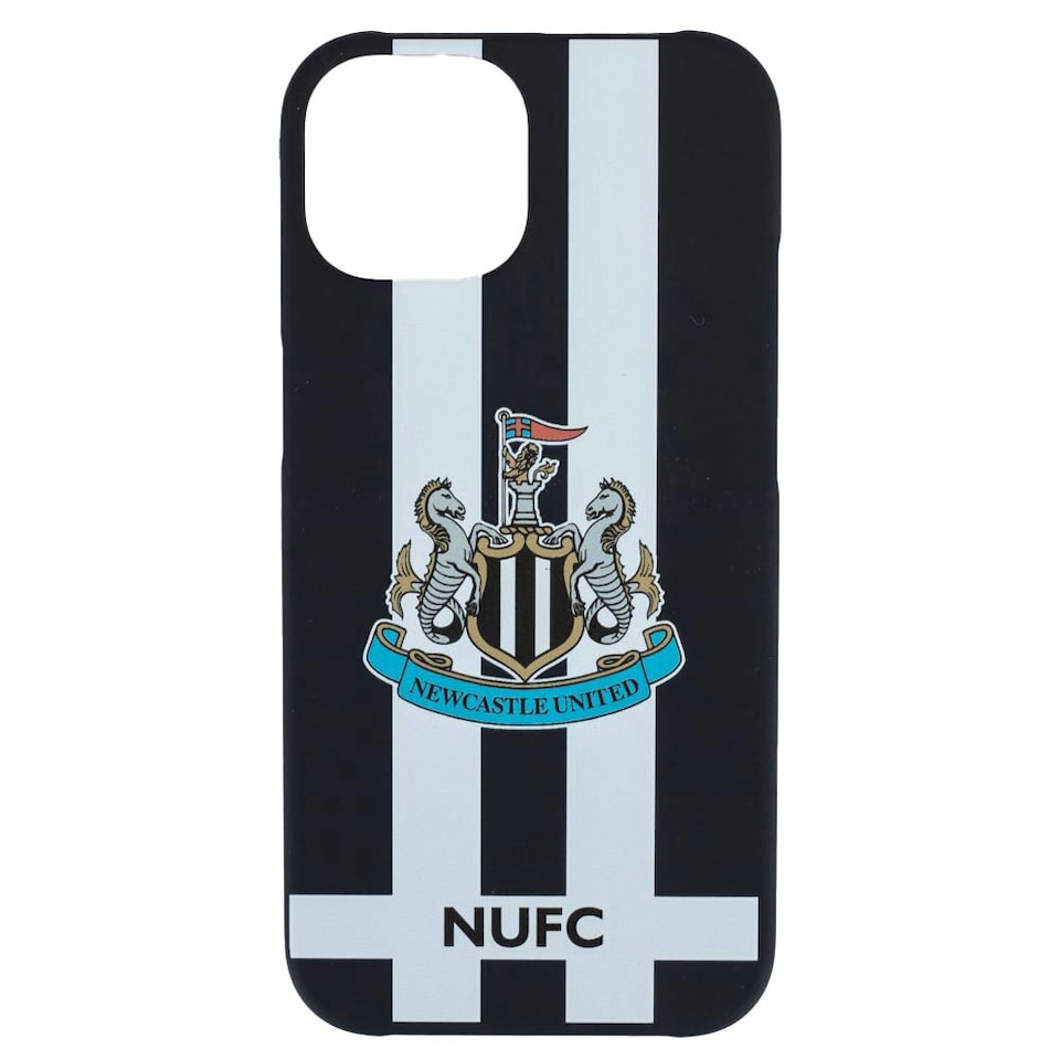 image 1 of Newcastle United FC Striped Phone Case - Black/White/Blue - One Size