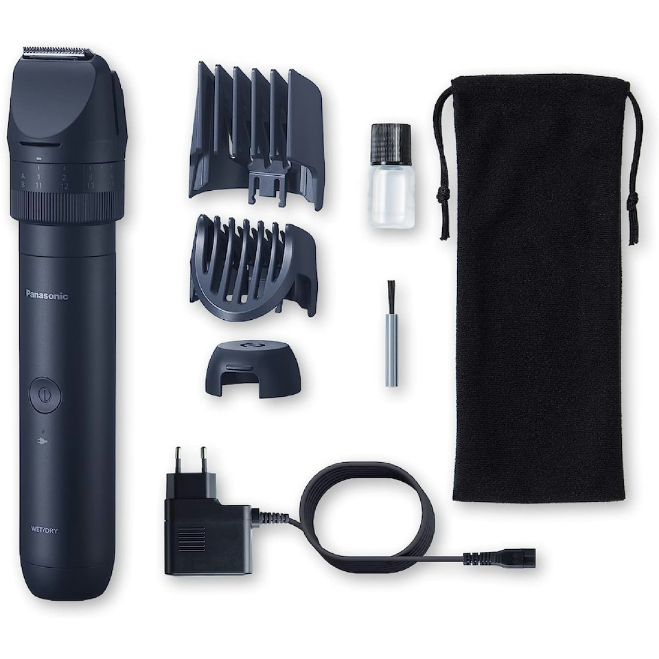 image 1 of Panasonic ER-CKN1 Black Waterproof Beard Hair Trimmer