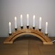 image 3 of 45cm Premier Christmas Candlebridge with 7 Bulbs in Light Wood Mains Powered