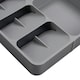 image 4 of Living and Home Expandable 12-Compartment Cutlery Tray Drawer Organizer