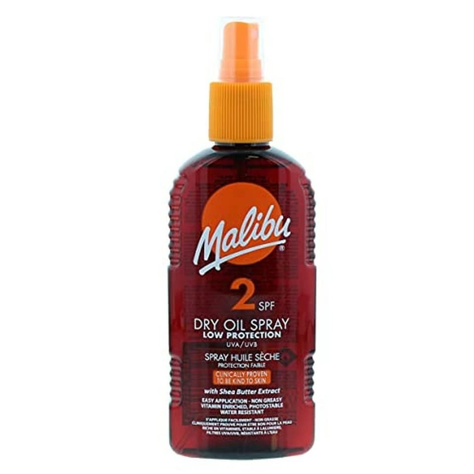 image 1 of Malibu Sun Dry Oil Spray 200ml SPF2