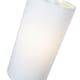 image 3 of Contemporary and Stylish White Linen Fabric Tall Cylindrical 25cm Lampshade | White | White | 1