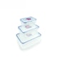 image 3 of LocknLock Plastic Food Containers with Lids | 3 Food Storage Containers
