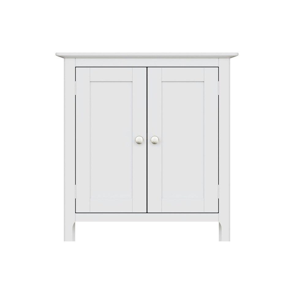 image 1 of Palma 2 Door Compact Sideboard Pure White White