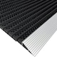 image 5 of Nicoman Aluminium Door Mat with Slats & Black Brushes