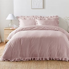 Appletree Cassia Frill Duvet Cover Set Lavender