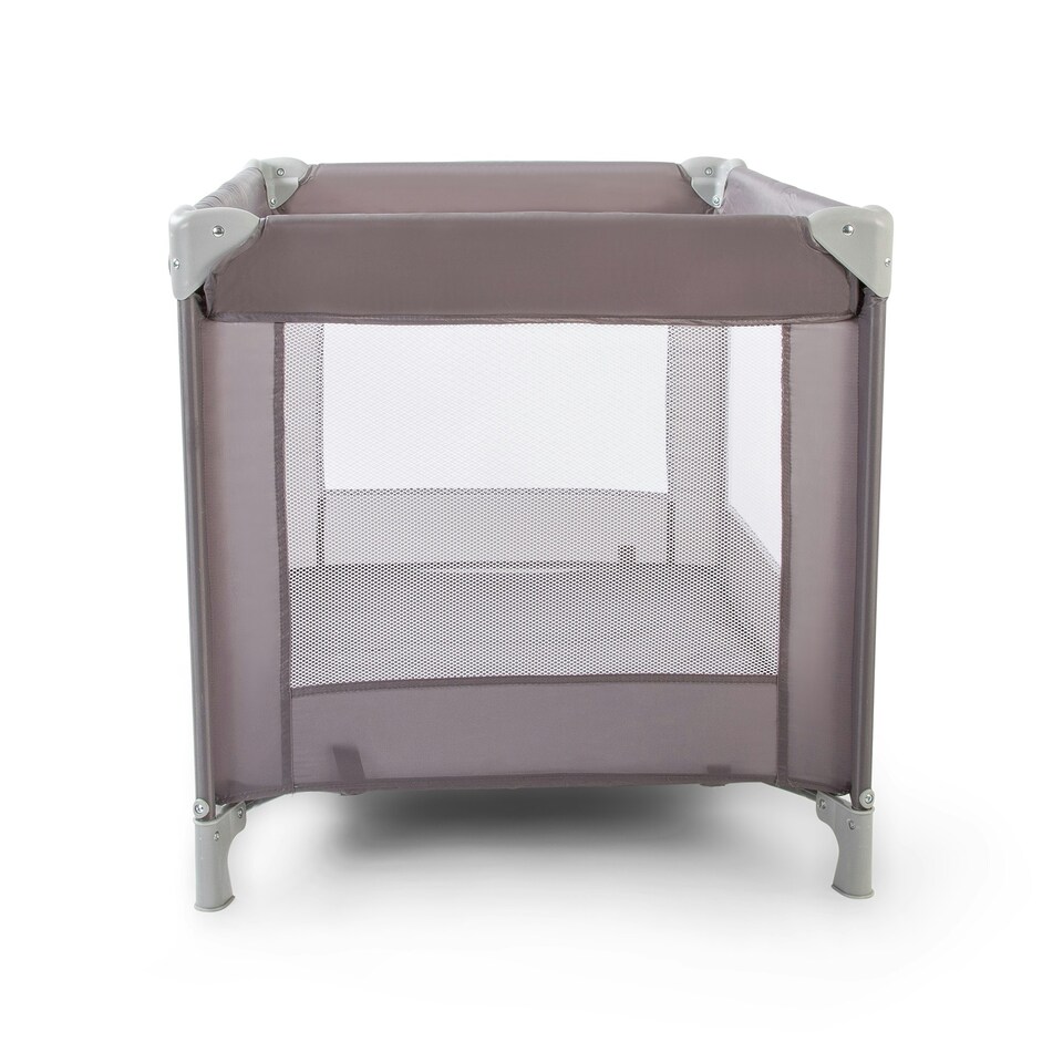 image 1 of Red Kite Sleeptight Travel Cot Grey