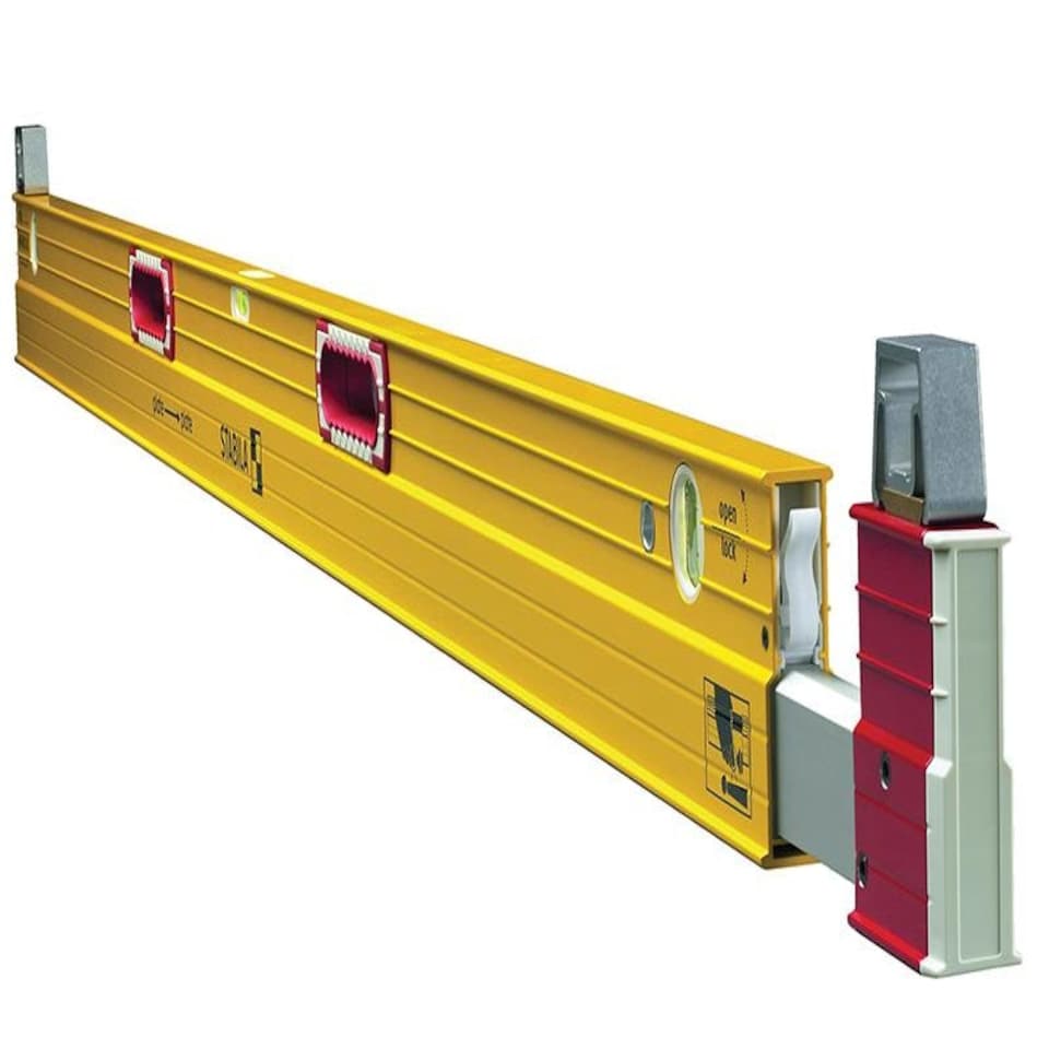 Stabila 106T-183 Extendable Spirit Level 3 Vial 183-315Cm