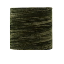 Green Crushed Velvet 15.5cm Table Lamp Shade | Green | Small | 1