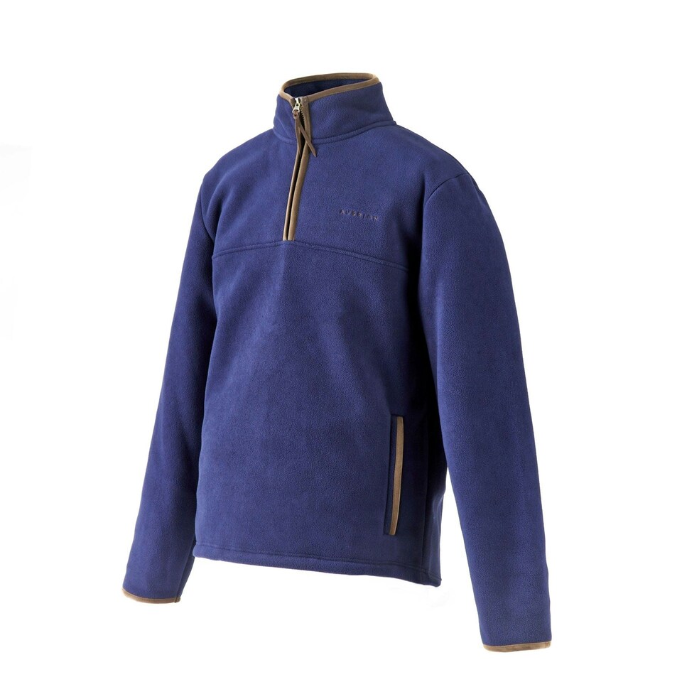 image 1 of Shires Aubrion Core Half Zip Fleece - Gents Blue | Size: XX-Large
Colour: Navy