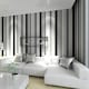 image 1 of Living and Home Modern Striped Non-Woven Wallpaper - 950*53cm | Multi