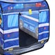 image 2 of Living and Home Foldable Police Truck Pop-Up Tent Playhouse for Kids - Blue Blue