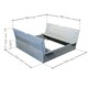 image 4 of Sandpit with Folding Benches 120 x 120cm