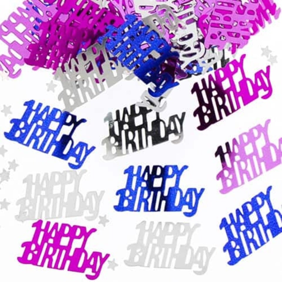 Birthday Girl Pink Table Confetti - 14 Grams