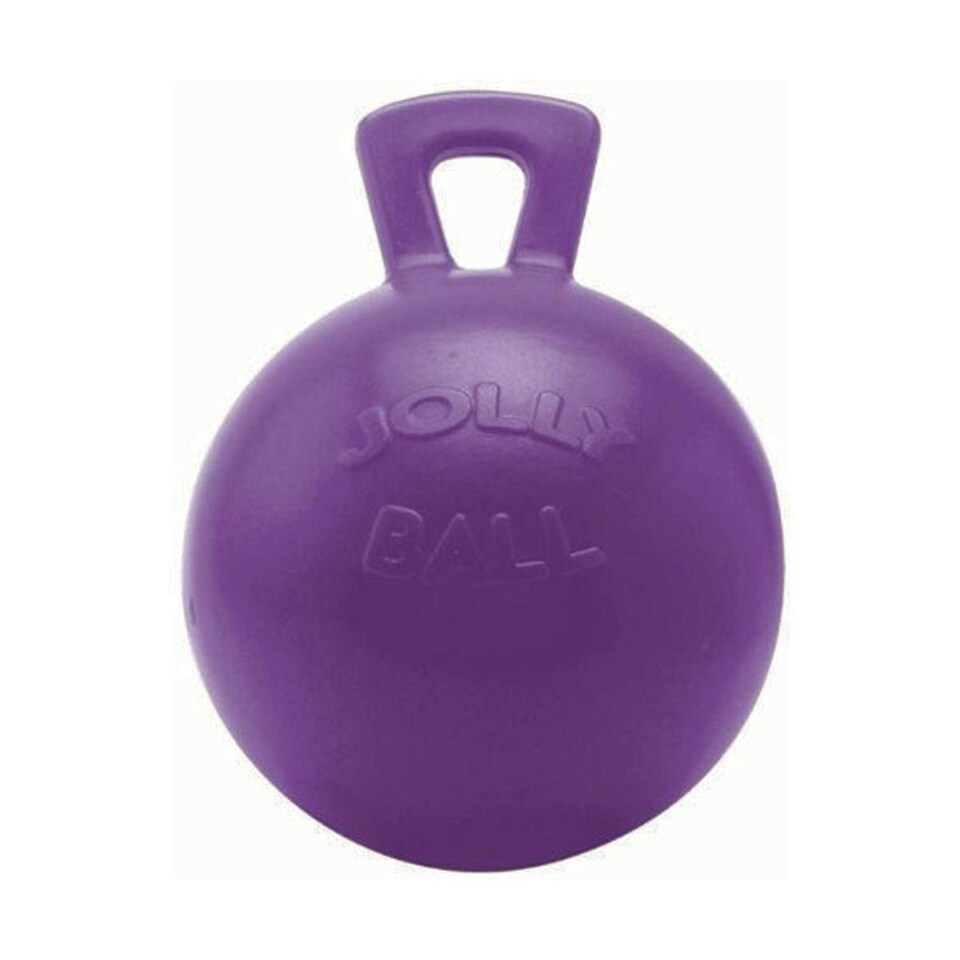 image 1 of Horsemens Pride Jolly Ball Horse Toy - Purple - 10in