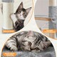 image 5 of Yaheetech  177 cm Multilevel Cat Tree with Condo Light Grey