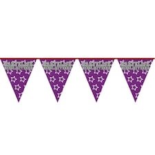 Boland Stars Happy Birthday Bunting - Multicoloured - One Size