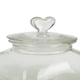 image 4 of Interiors by Premier Small Storage Jar, Glass Canister with Heart-Shaped Lid, Ideal for Storing Sweets, Spices