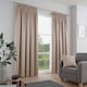 image 1 of Fusion Galaxy Pencil Pleat Curtains Natural