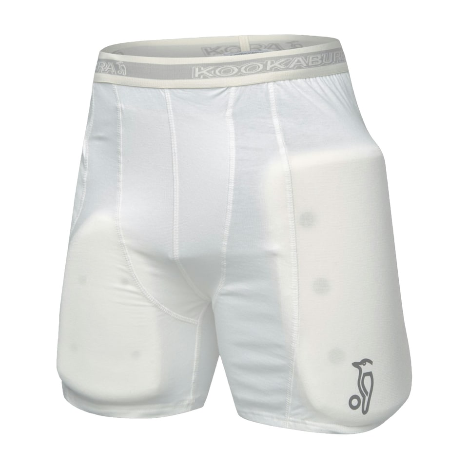 image 1 of Kookaburra Unisex Adult Cricket Padded Shorts - White - M