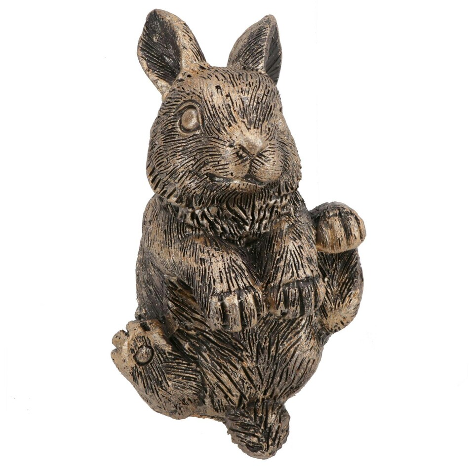 image 1 of Rabbit Plant Pot Hanger Garden Home Yard Ornament Statue Vase Hugger